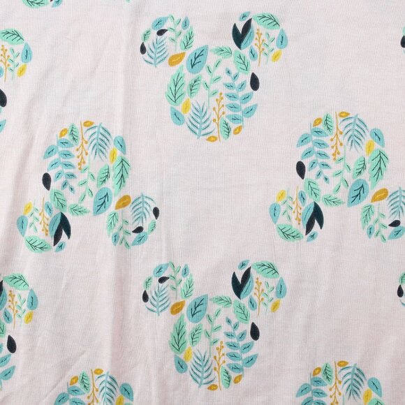 NWT Disney Large Sleepwear Pajama Set Multicolored Floral Mickey Mouse Print - Picture 12 of 16